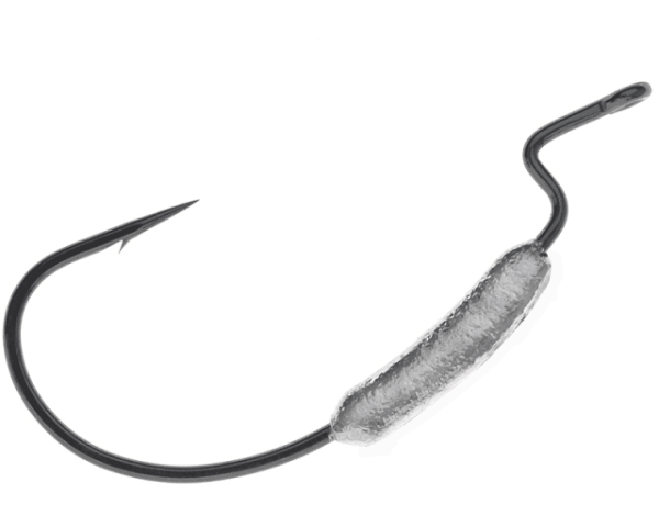 Offset háčik so záťažou EWG 9003 Weighted Worm Hooks Refuse To Blank 5ks