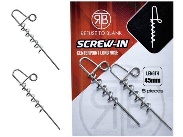 Screw-In Side skrutky Centerpoint Long Nose Refuse To Blank 5ks