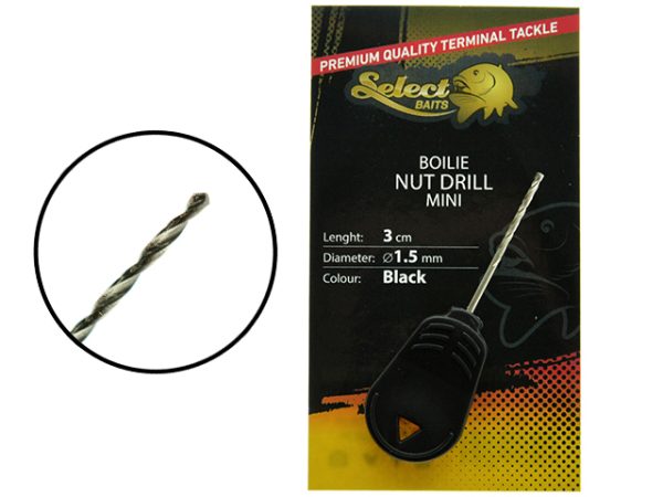 Vrták na boilies Select Baits Boilie and Nut Drill Mini