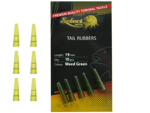 Návleky Select Baits Tail Rubbers Ween Green 10ks