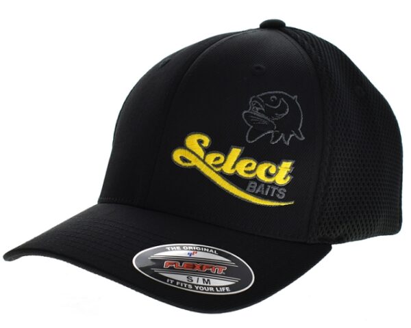 Šiltovka Select Baits Flexfit Ultrafibre Airmesh Black Cap