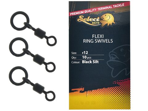 Obratlíky Select Baits Flexi Ring Swivels #12 10ks