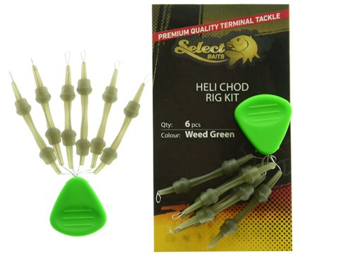 Rig Select Baits Heli Chod Rig Kit Weed Green 6ks