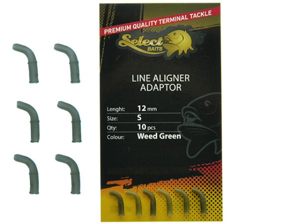 Snaggery Select Baits Line Aligner Adaptor Small Weed Green 10ks