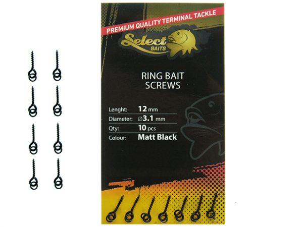 Skrutky Select Baits Ring Bait Screws Ø 3.1mm 12mm 10ks
