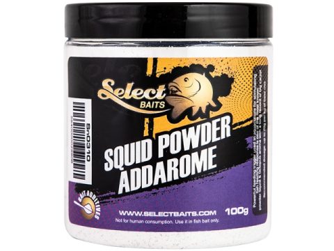 Prášková prísada Select Baits Squid Powder Addarome 100g