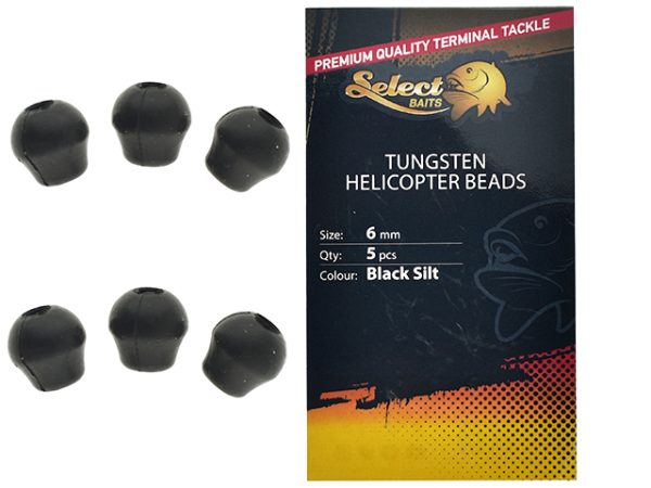 Tungsten záťaž Select Baits Tungsten Helicopter Beads 6mm 5pcs