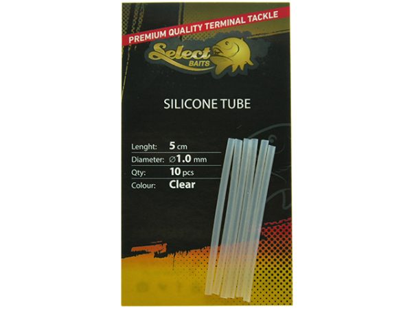 Silikónová hadička Select Baits Silicone Tube 5cm Clear 10ks