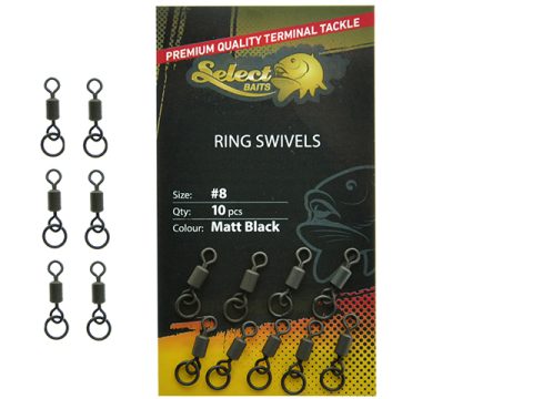 Obratlíky Select Baits Ring Swivels #8 10ks