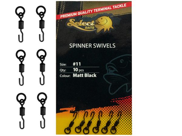 Obratlíky Select Baits Spinner Swivels #11 10ks